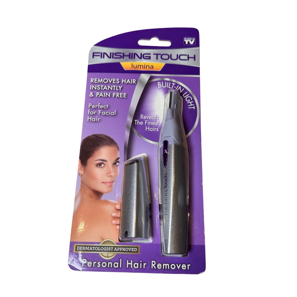 Finishing Touch Lumina Personal Hair Remover with Built-in Light New